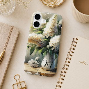 Custom Elegant White Sage Green Butterfly Bush