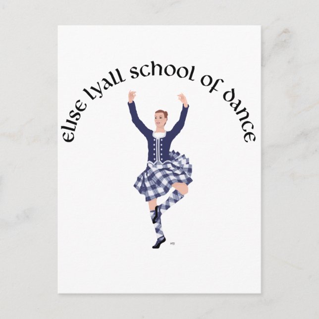 CUSTOM Elise Lyall School of Dance Postcard (Front)