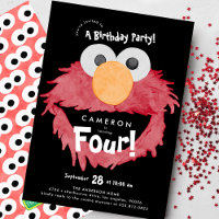 Custom ELMO Sesame Street Birthday Party