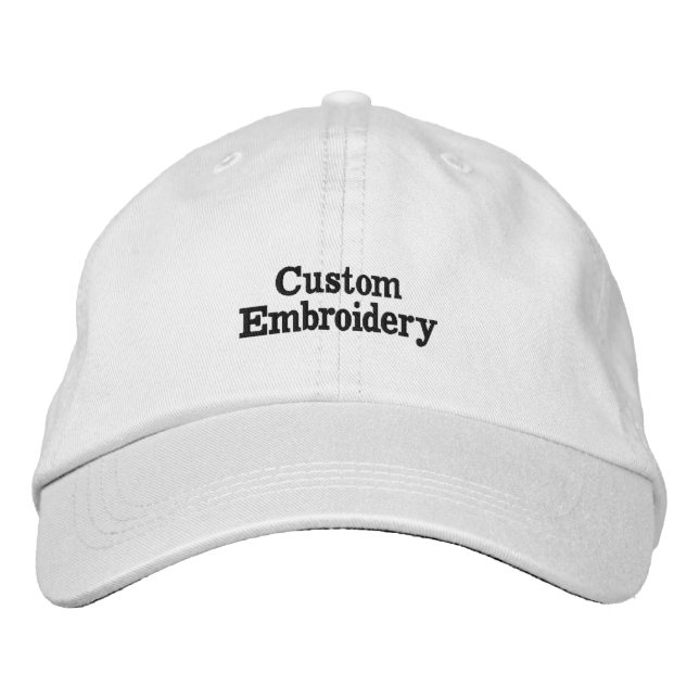 Custom Embroidered Hat (Front)