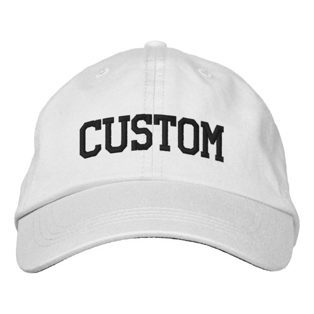 Custom Embroidered Hat (Front)