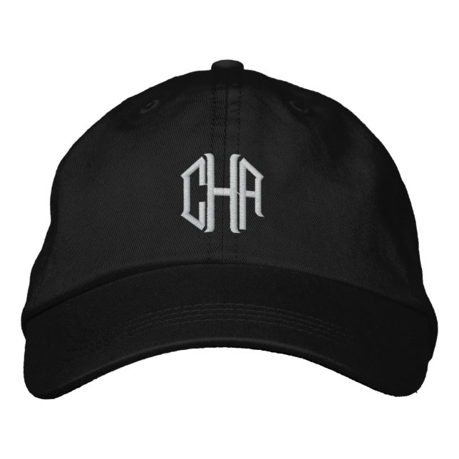 Custom Embroidered Hat with your monogram (Front)