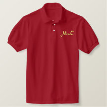 Custom Embroidered MRS.C Polo