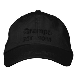 Custom Embroidered ,Personalized gift for Grampa Embroidered Hat