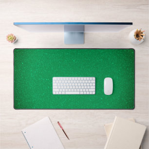Custom Emerald Green Desk Mat - Sleek & Modern