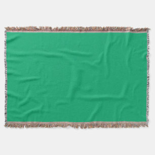 Custom Emerald Green Throw Blanket