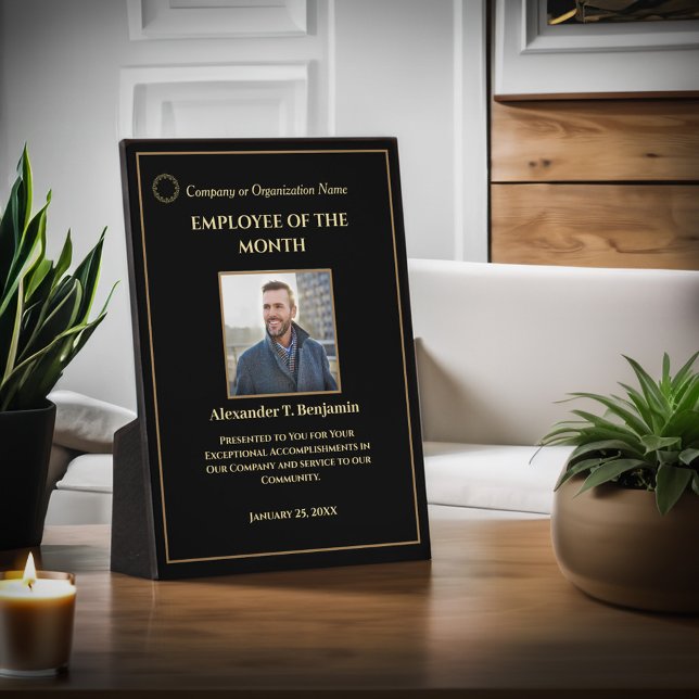 Custom Employee Awards Plaque Photo Personalise (Custom Employee Awards Plaque Photo Personalize is great to give during awards events to employee. )