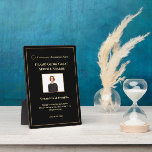 Custom Employee Awards Plaque Photo Personalise