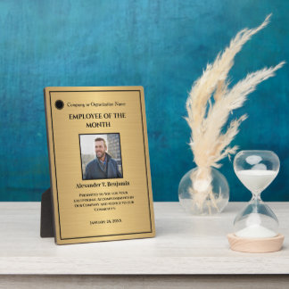 Custom Employee Awards Plaque Photo Personalize