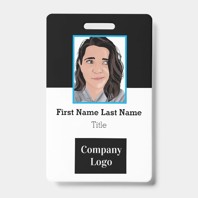 Custom Employee Badge - ID Badge (Front)