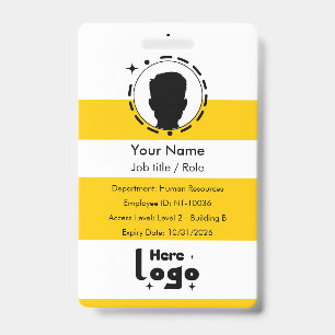 Custom employee ID Badge