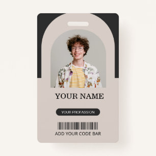 Custom Employee ID Badge