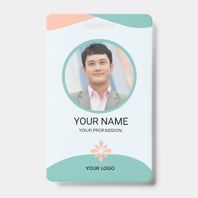 Custom Employee ID Badge (Front)