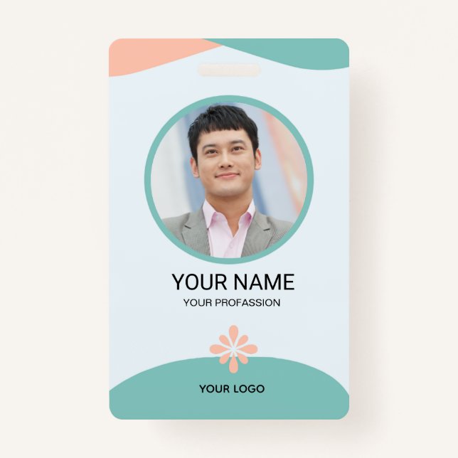 Custom Employee ID Badge (Front)