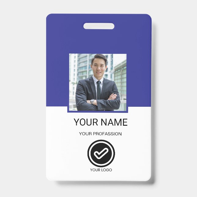 Custom Employee ID Badge (Front)