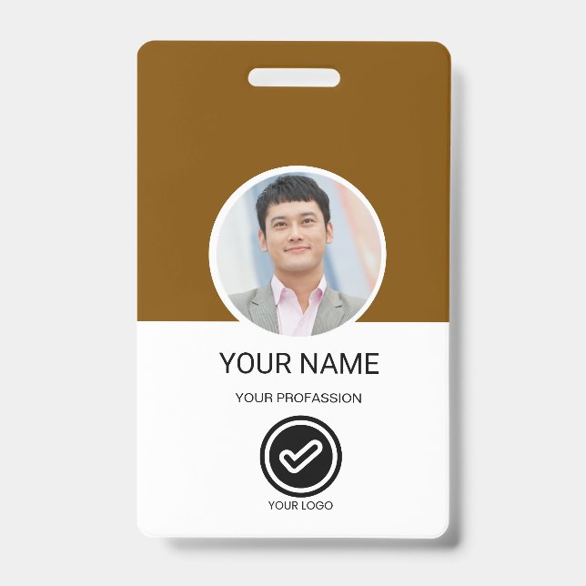 Custom Employee ID Badge (Front)