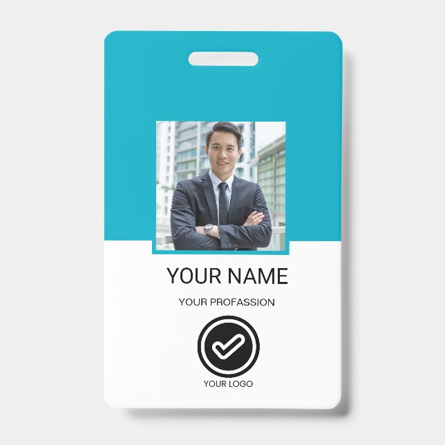 Custom Employee ID Badge (Front)