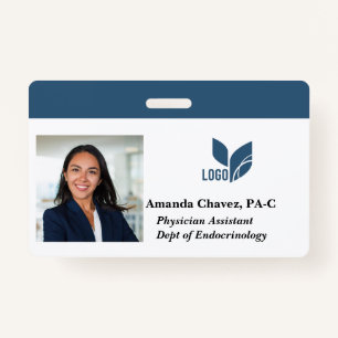 Custom Employee ID Photo Name ID Badge