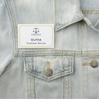 Custom Employee Logo,  Name Tag
