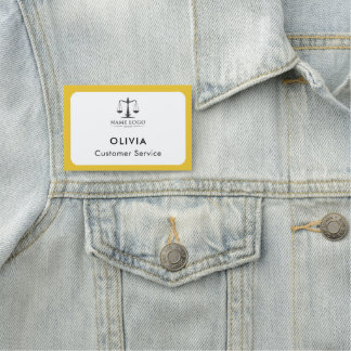 Custom Employee Logo,  Name Tag