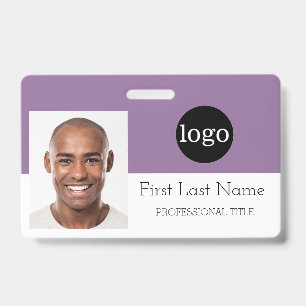 Custom Employee - Logo, Photo, Barcode, Name ID Badge