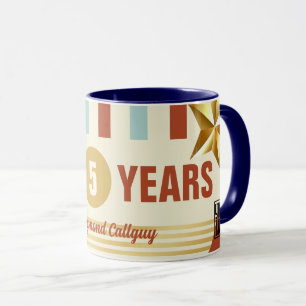 Custom employee milestone anniversary recognition mug