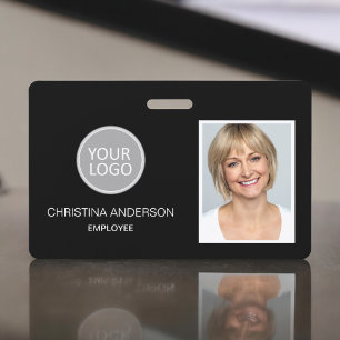 Custom Employee Name Logo Photo Corporate Work Bad ID Badge