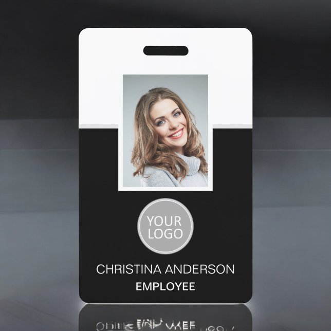 Custom Employee Name Logo Photo Corporate Work ID Badge (Creator Uploaded)