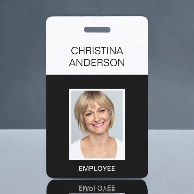 Custom Employee  - Name Photo Corporate Work ID Badge (Creator Uploaded)