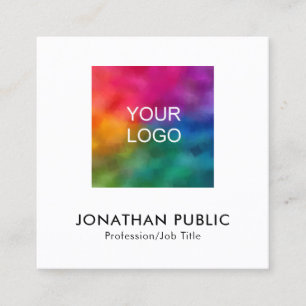 Custom Employee Name QR Code Company Logo Calling Card