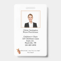 Custom Employee Photo Bar Code Logo Bully Buddy