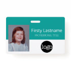 Custom Employee - Photo, Bar Code, Logo, Name