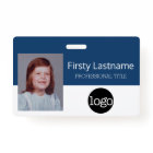 Custom Employee - Photo, Bar Code, Logo, Name