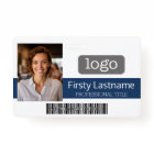 Custom Employee - Photo, Bar Code, Logo, Name