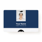 Custom Employee Photo, Bar Code, Logo, Name