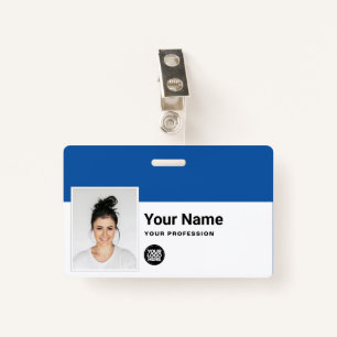 Custom Employee - Photo, Bar Code, Logo, Name ID Badge