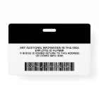 Custom Employee - Photo, Bar Code, Logo, Name