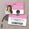 Custom Employee - Photo, Bar Code, Logo, Name