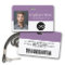 Custom Employee - Photo, Bar Code, Logo, Name