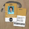 Custom Employee - Photo, Bar Code, Logo, Name