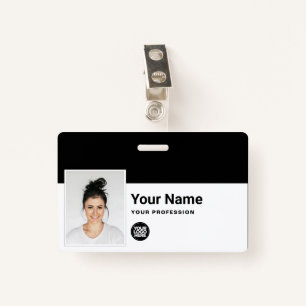 Custom Employee - Photo, Bar Code, Logo, Name ID Badge