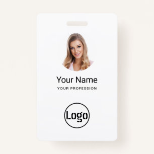 Custom Employee - Photo, Bar Code, Logo, Name ID Badge