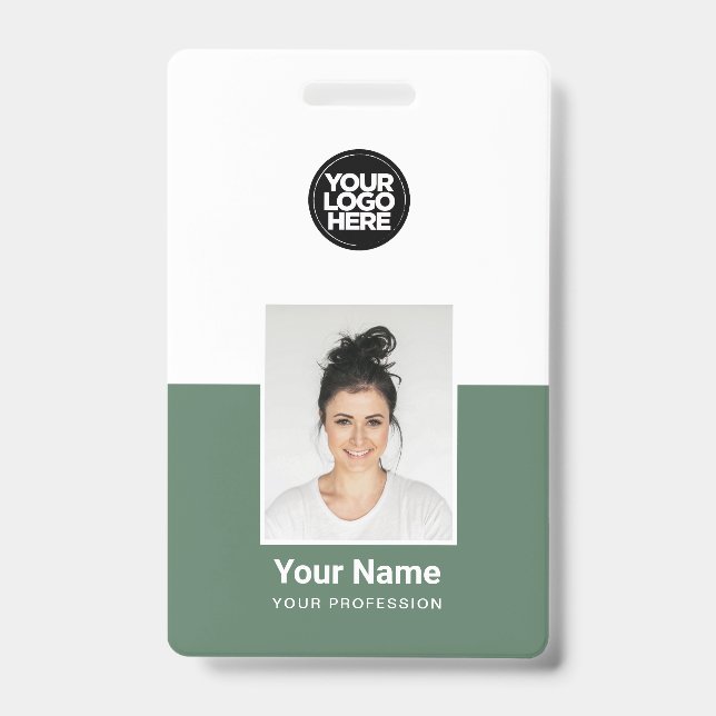 Custom Employee Photo Company Security Id Badges (Front)