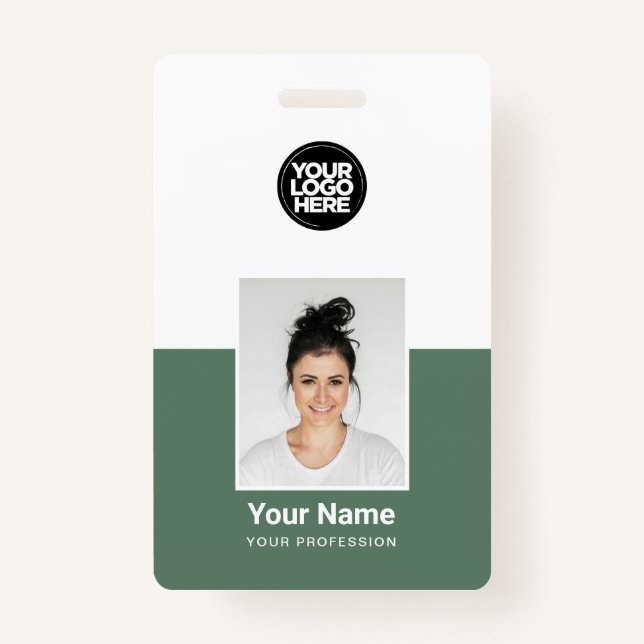 Custom Employee Photo Company Security Id Badges (Front)
