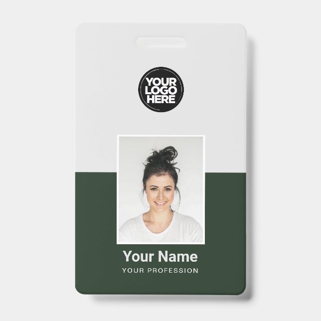 Custom Employee Photo Company Security Id Badges (Front)