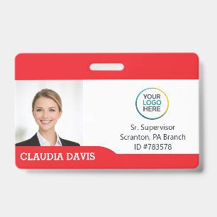 Custom Employee Photo ID Badge