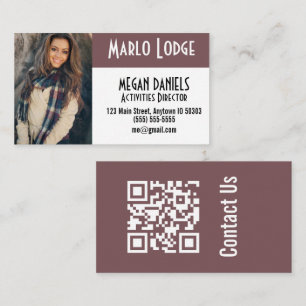Custom Employee Photo ID Business Card