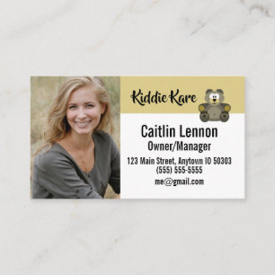 Custom Employee Photo ID Business Card