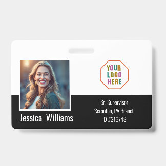 Custom Employee Photo ID Company Badge
