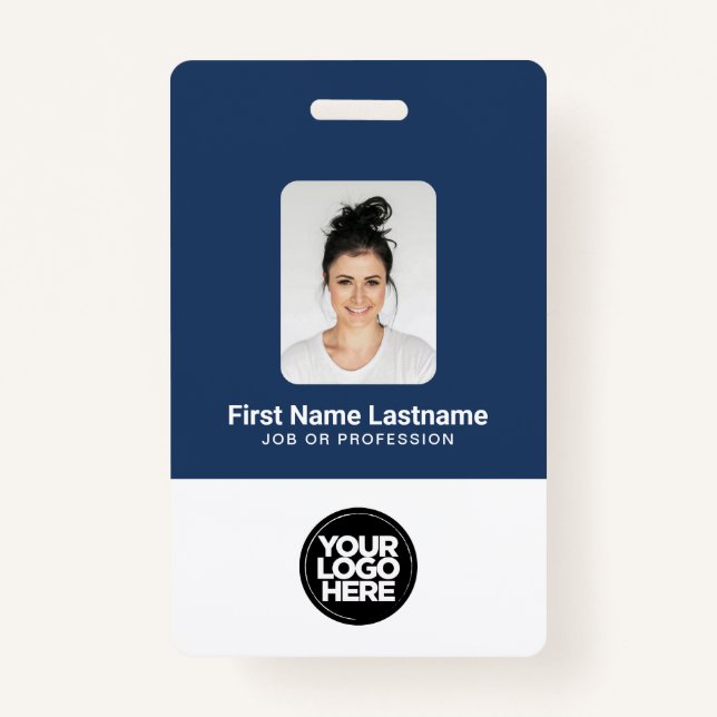 Custom Employee Photo ID Company Security ID Badge (Front)
